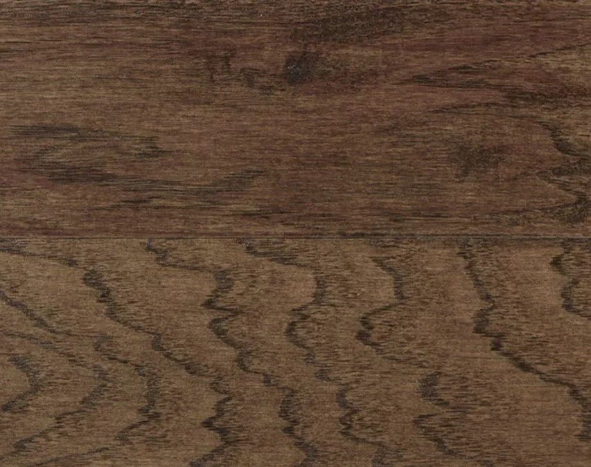 Regal Hardwood 3/8'' Elk Mountain Engineered Hickory Flooring in Sterling, Handscraped Finish, Ideal for Stylish Interiors.