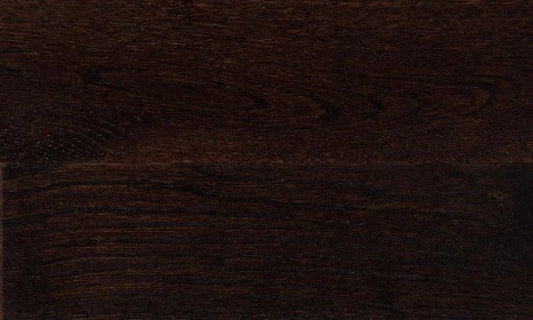Charcoal European Oak engineered hardwood from Regal Hardwood's Frontier Collection, 3/8, 5 wide, wire-brushed finish.