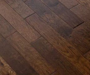 Regal Hardwood 3/8 Legacy Collection Hickory flooring in Constitution, Titanium ScuffGARD finish, perfect for stylish interiors.