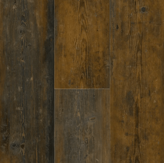 Roasted Pine Oak Solid Polymer Core Flooring by Titan Surfaces, Simplicity Collection, 12mil wear layer, 4.5mmx7'x48 size.