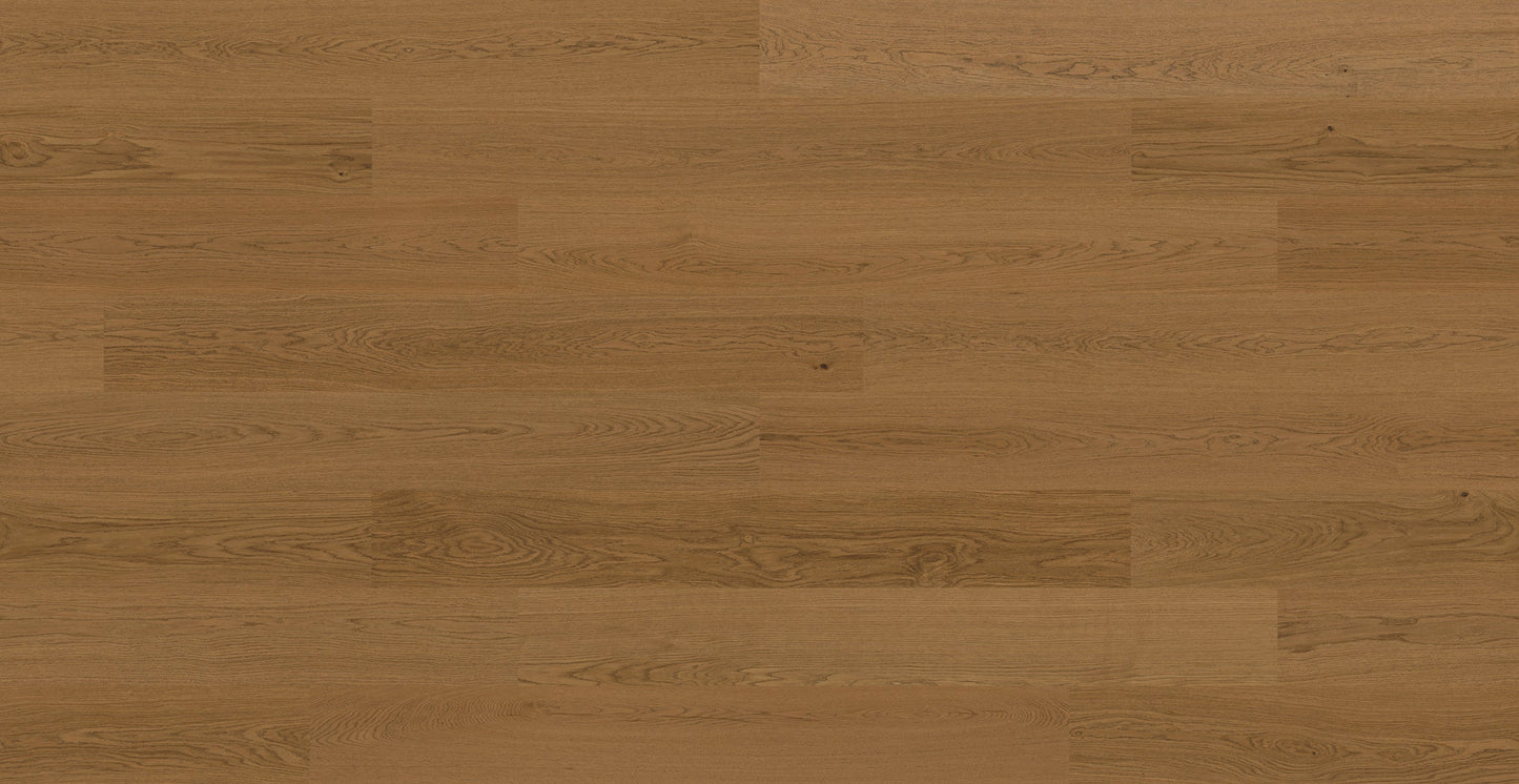 Woodura Bjelin Baltic Collection Terra Brown Oak engineered hardwood flooring, 9.2mm thick, easy to install with Uniclic® system.