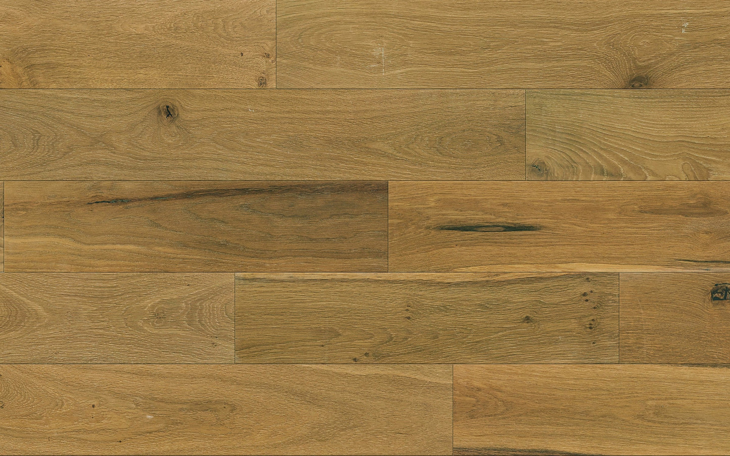 DM Artisan Home Collection Honeycomb Engineered Hardwood Flooring - European Oak, 5/8, UV Cured Finish, Durable 4mm Wear Layer.