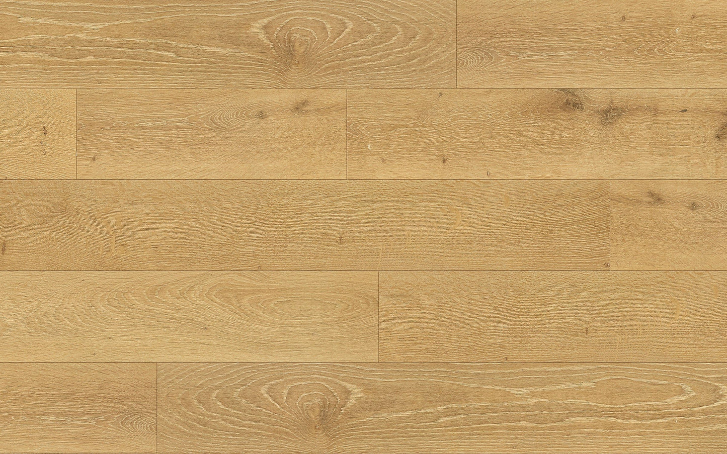 DM Artisan Home Collection Smoky Beige European Oak Engineered Hardwood, 5/8” thick with a UV-cured finish, ideal for stylish flooring.