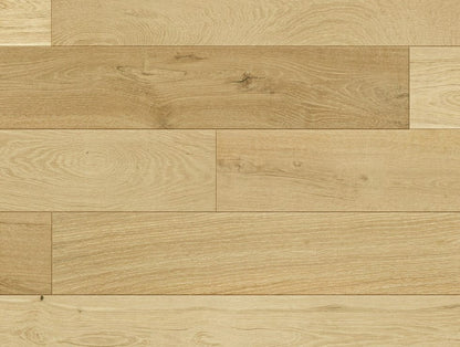 DM Beach House Collection engineered hardwood flooring in Naples, European Oak with a wire brushed finish. SKU: DMBH2203.