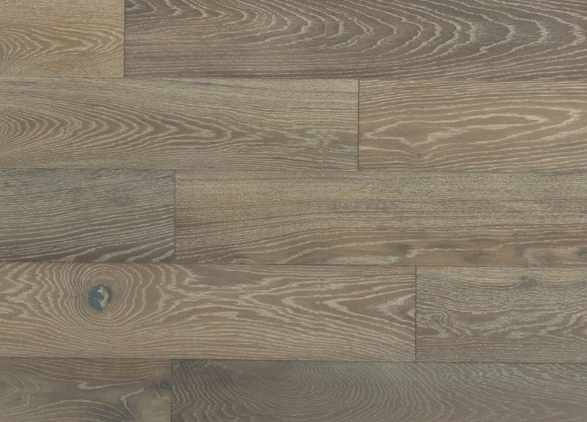 DM Coastal Modern Craftsman engineered hardwood in Lakeside, European Oak, character grade, perfect for stylish flooring.