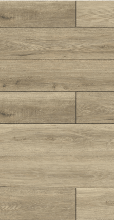 Bambino Dolce Oak Stone Plastic Composite flooring by Lions Floor, 5mm thick, 7”x48”, UV Acrylic finish, 12mm wear layer.
