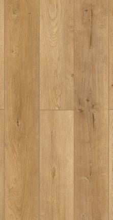 Stone Plastic Composite flooring by Lions Floor, Bambino Collection, Naples Parfum Oak, 5mm x 7” x 48”, wood grain embossed.