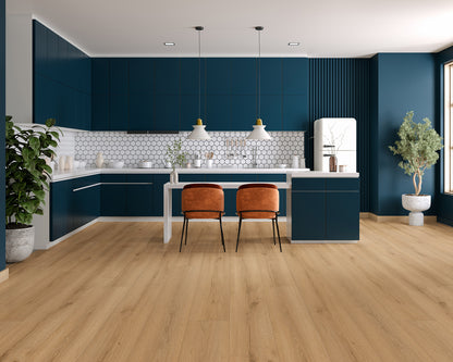 LW Flooring Cascades Bowstring laminate, product view.