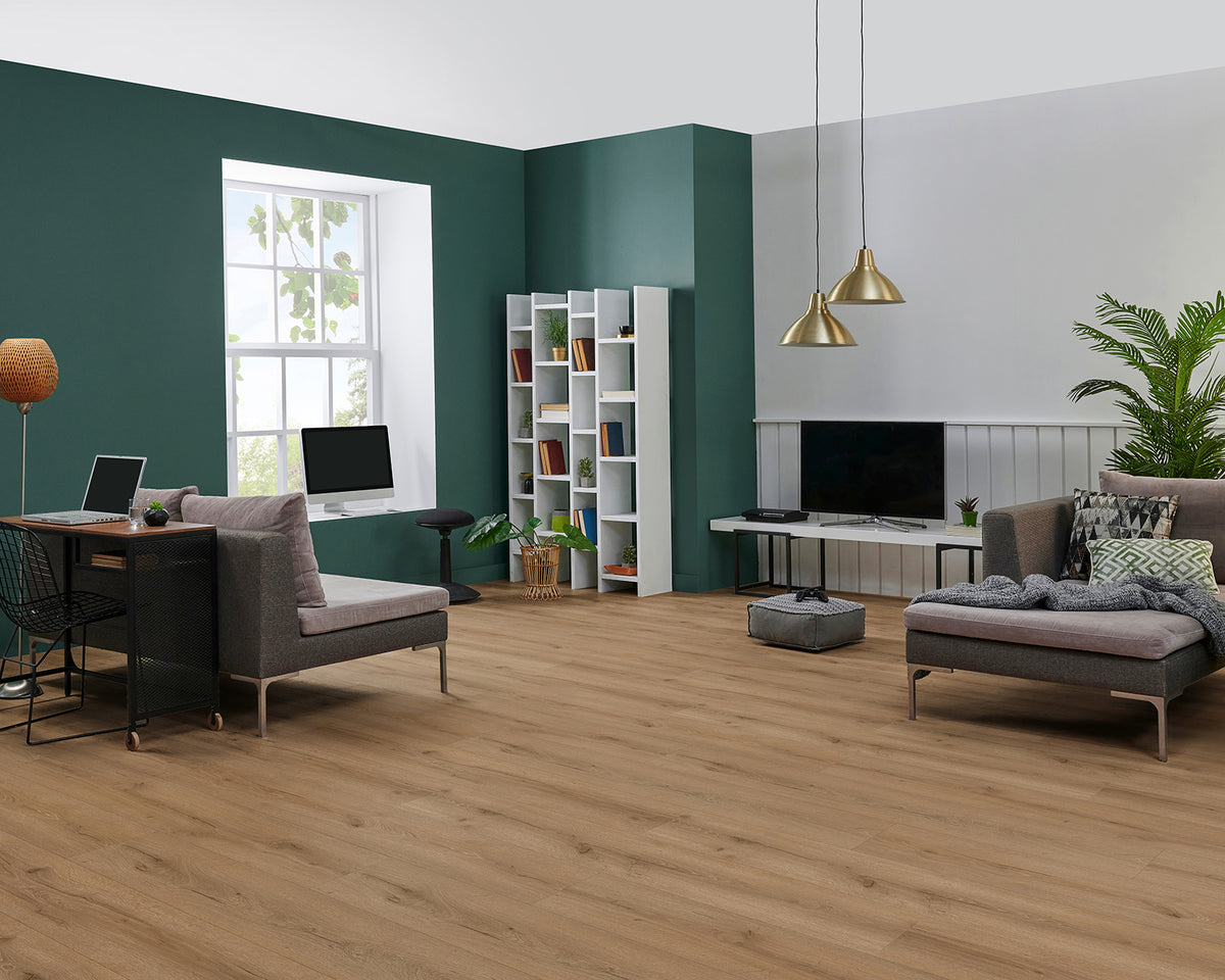 LW Flooring Cascades Emory laminate, product view.