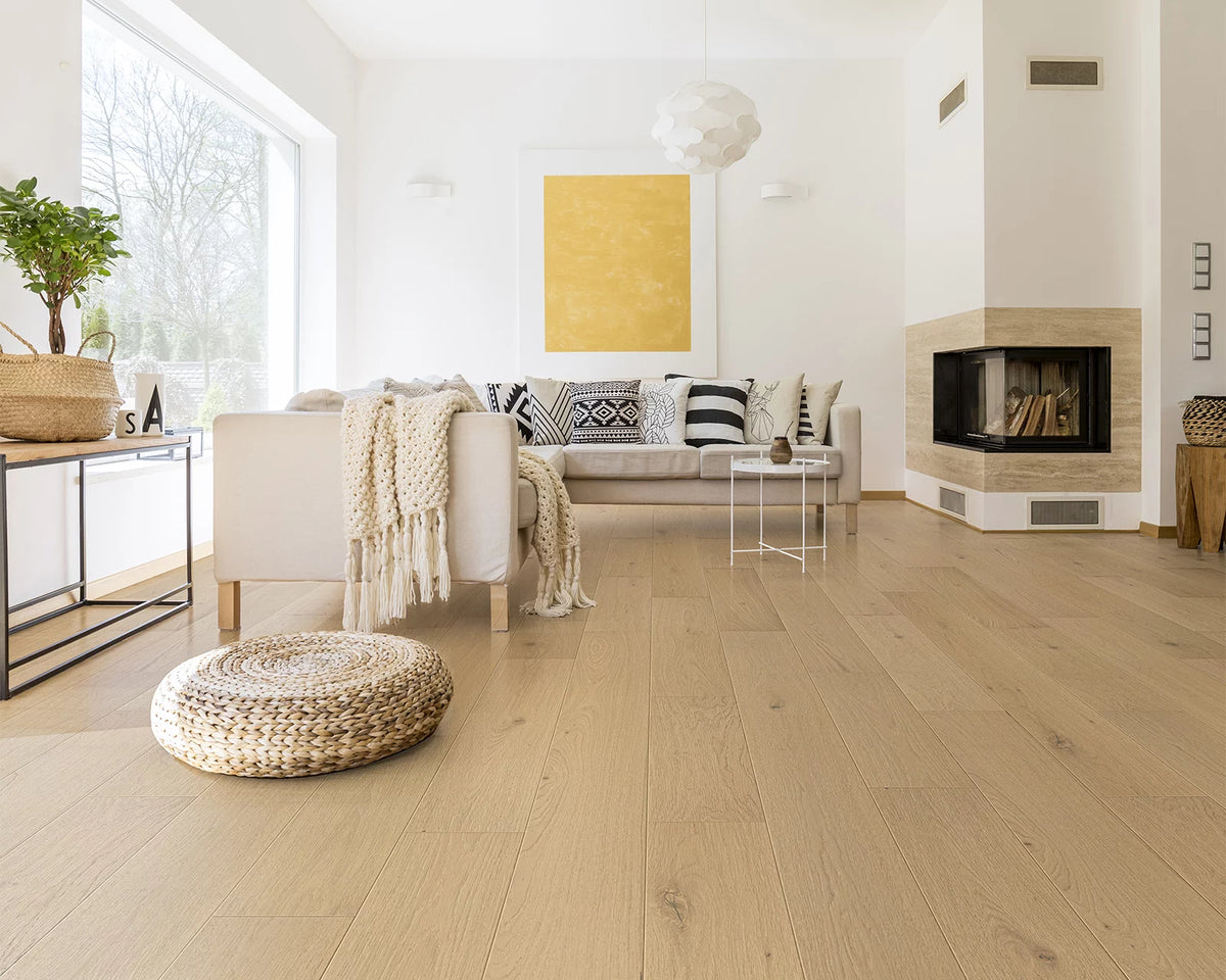 LW Flooring French Impressions Cezanne engineered hardwood, product view.