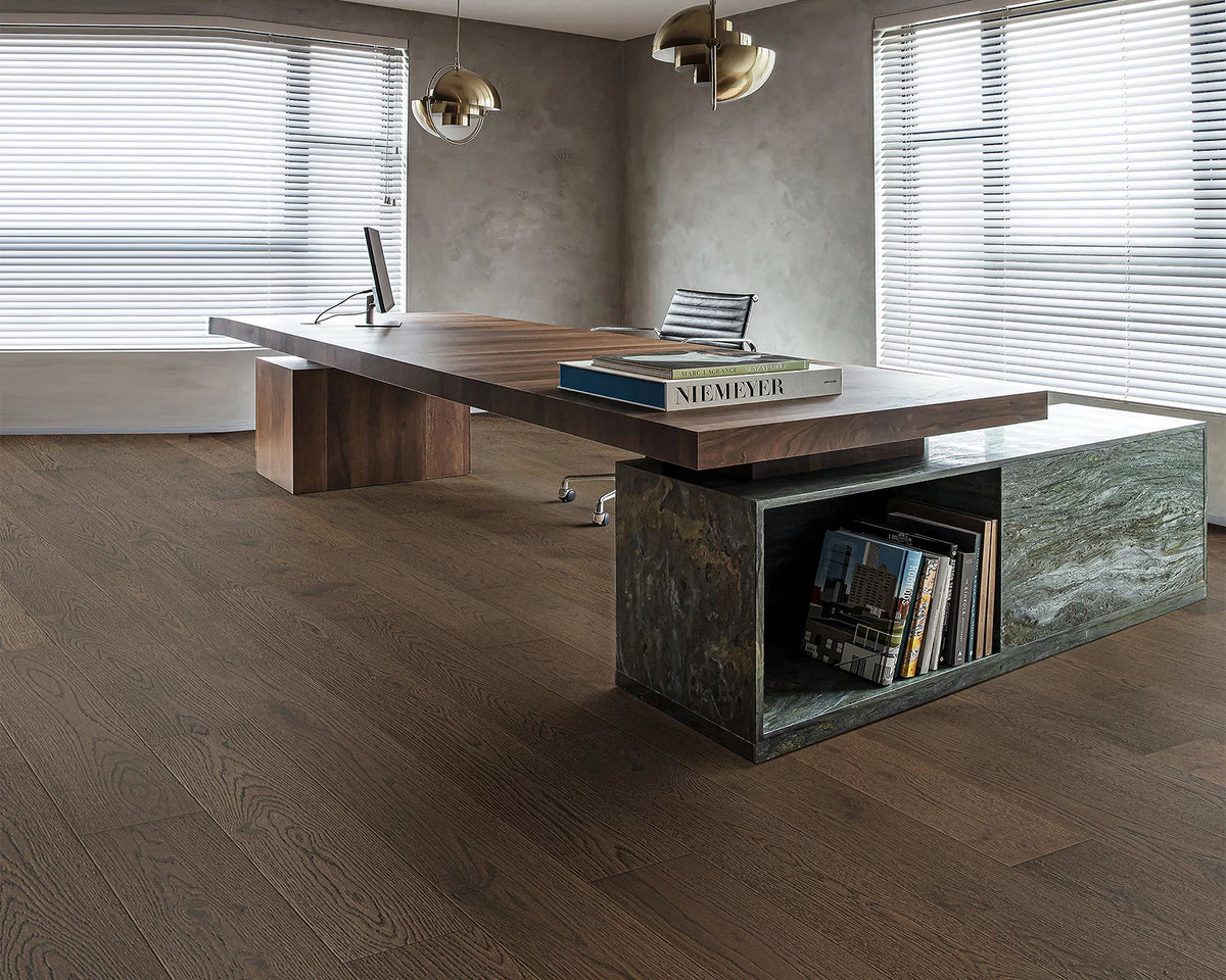 LW Flooring French Impressions Degas engineered hardwood, room scene.