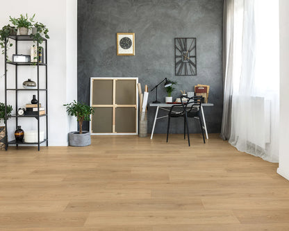 LW Flooring Grand Coast Friday Harbor luxury vinyl plank, room scene.