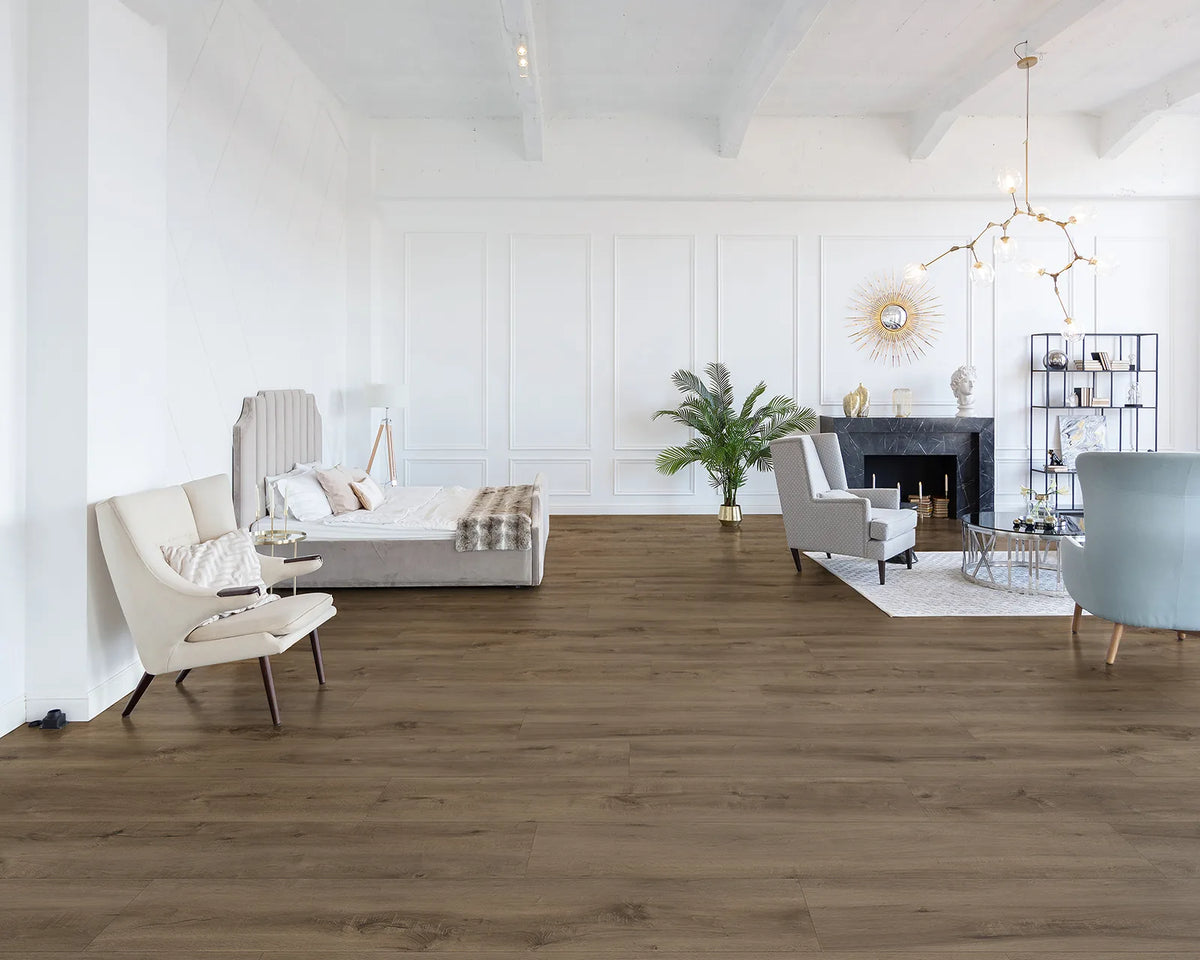 LW Flooring Grand Coast Port Royal luxury vinyl plank, room scene.