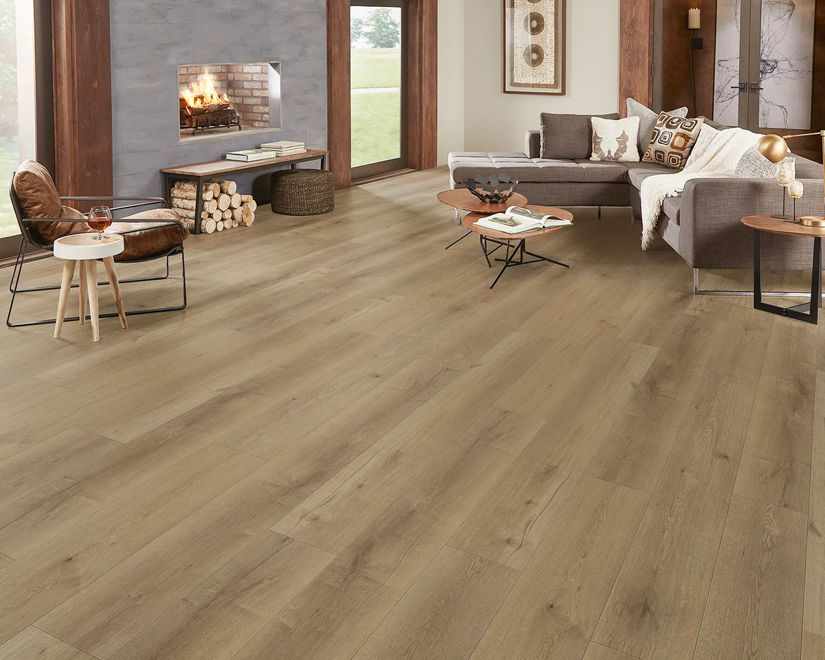 LW Flooring Lakeview Lochloosa luxury vinyl plank, room scene.