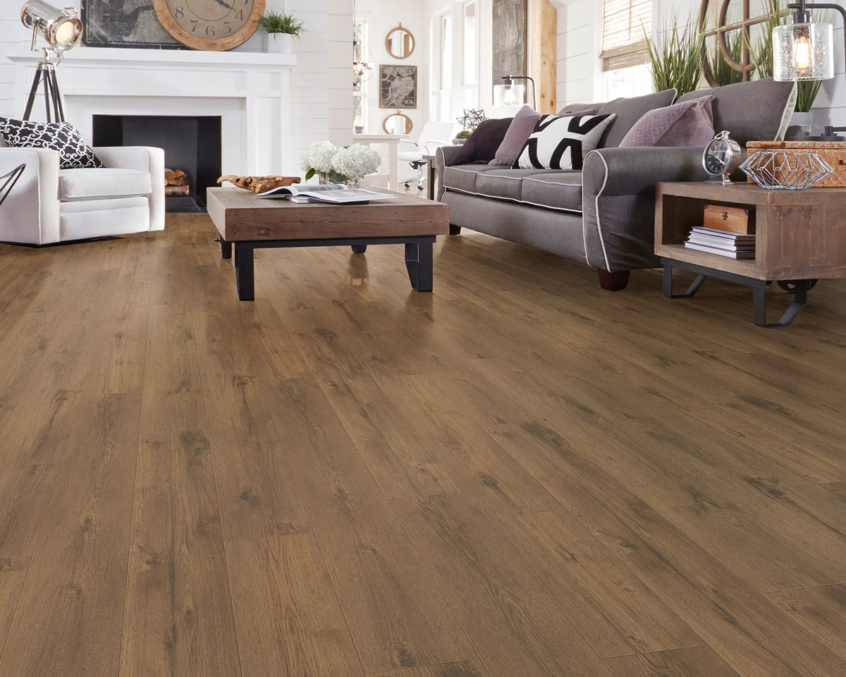 LW Flooring Lakeview Yellowstone luxury vinyl plank, room scene.