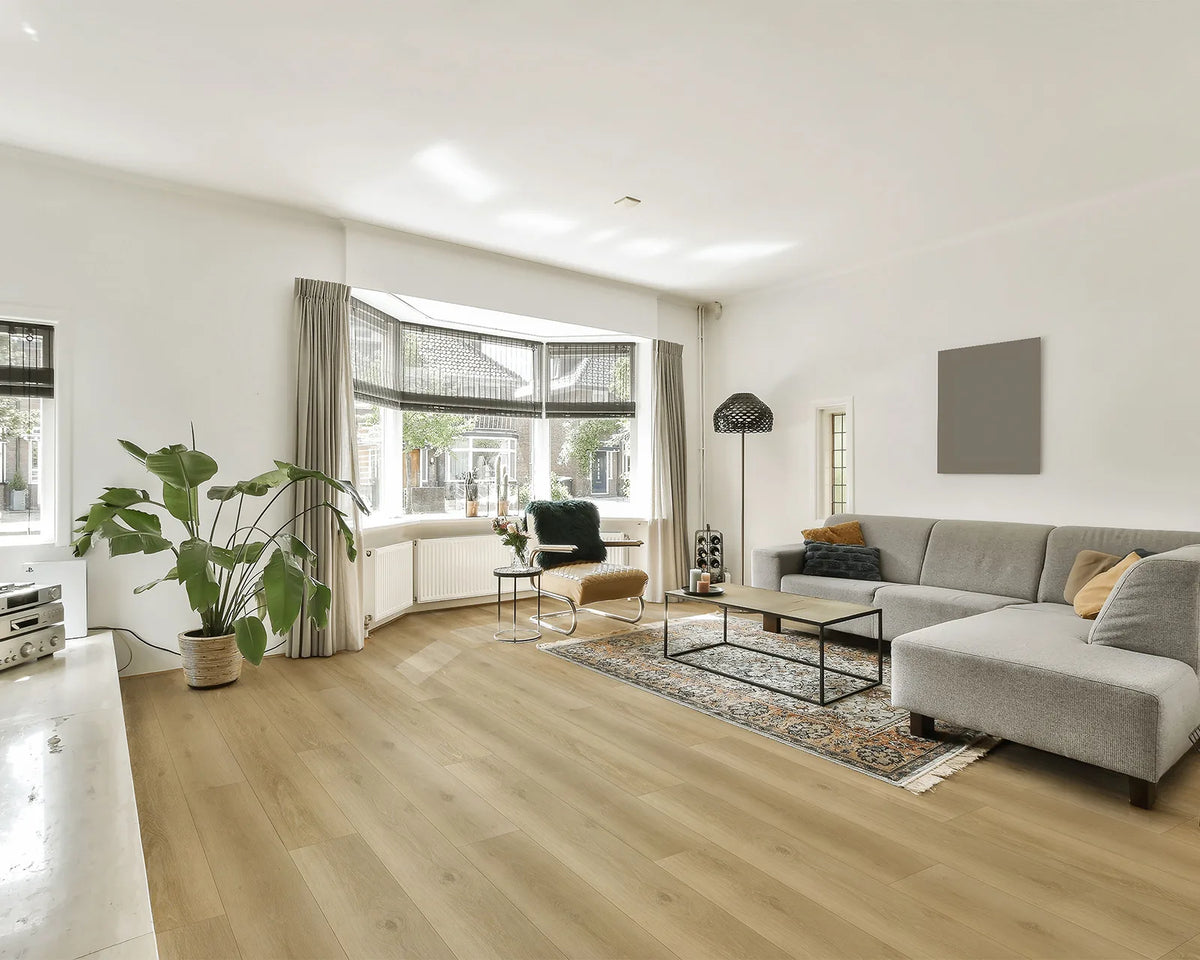 LW Flooring Metro Luxe Gramercy Park luxury vinyl plank, room scene.