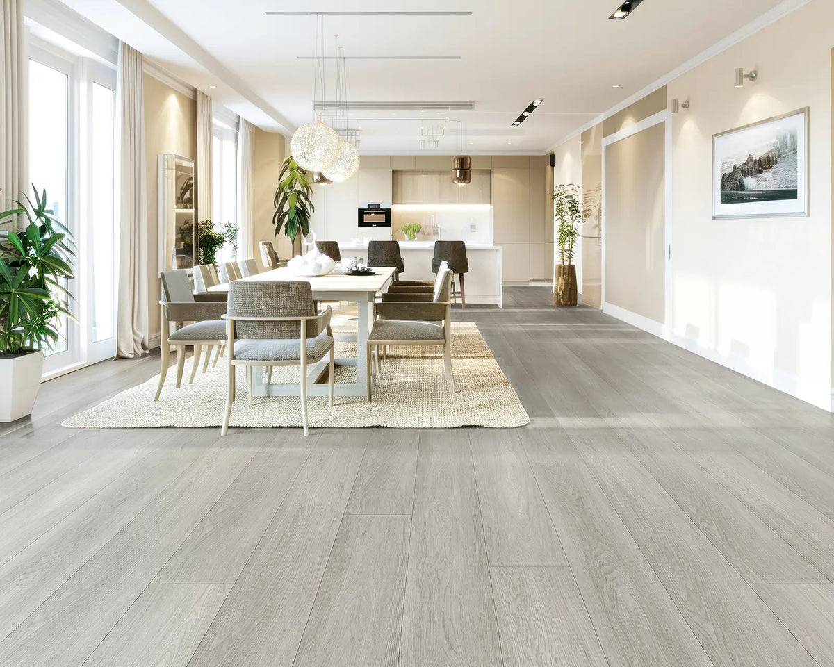 LW Flooring Metro Luxe Times Square luxury vinyl plank, room scene.