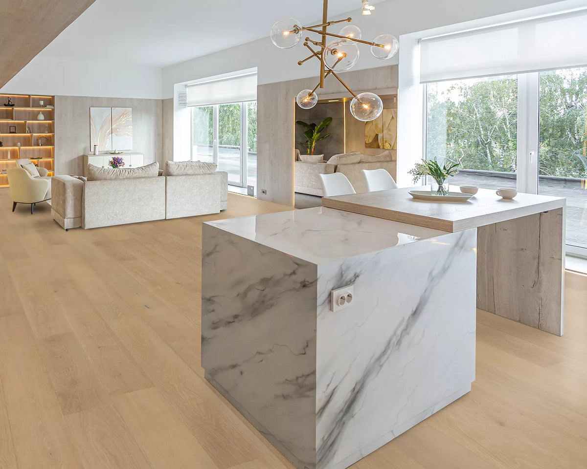LW Flooring Paradise Island Alimia engineered hardwood, room scene.