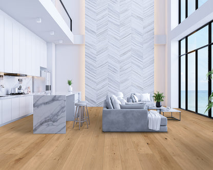 LW Flooring Paradise Island Rosario engineered hardwood, room scene.