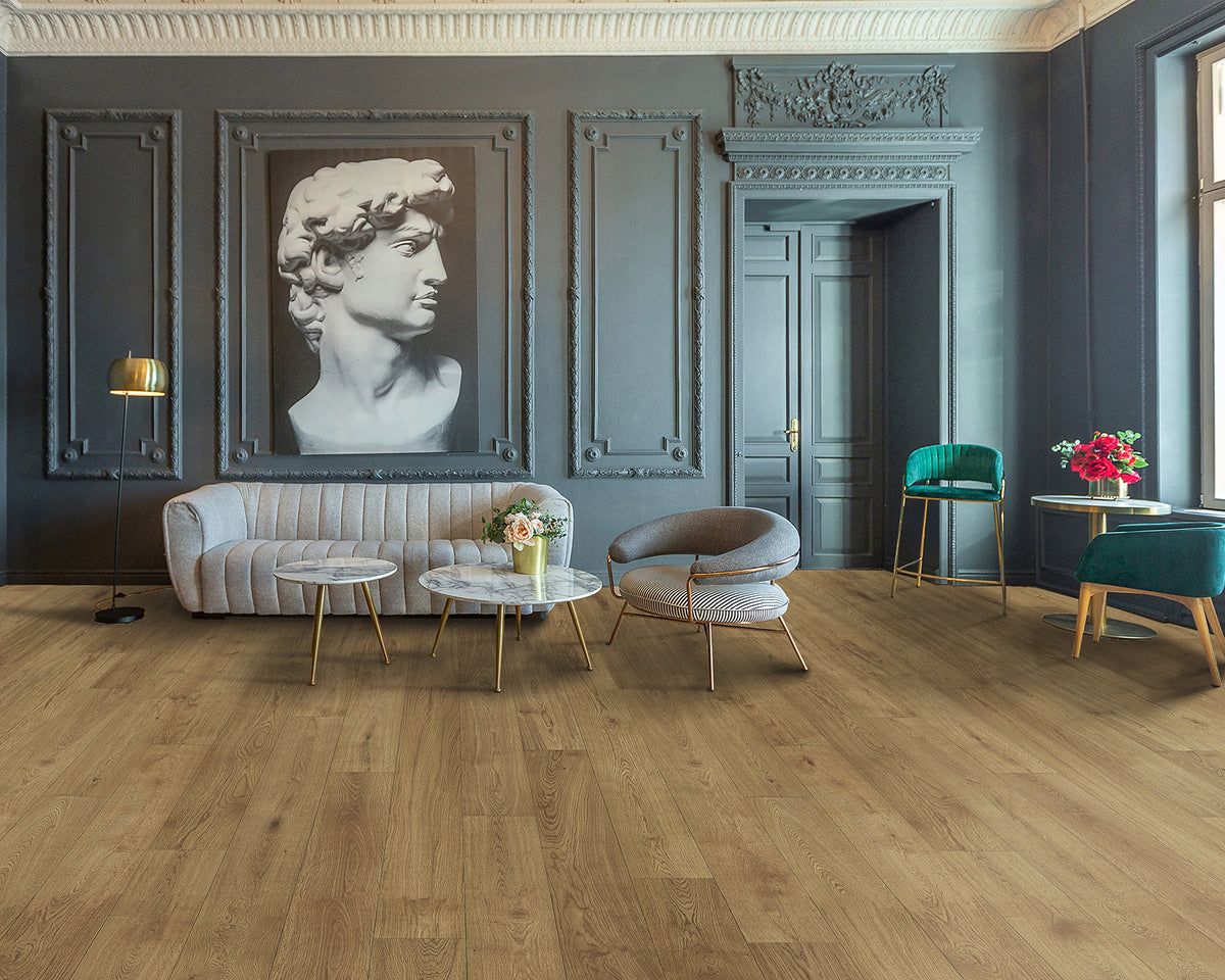 LW Flooring Renaissance Lucca engineered hardwood, product view.