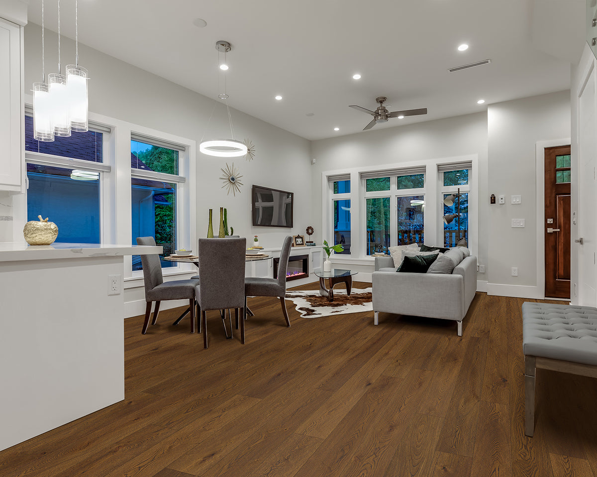 LW Flooring Renaissance Napoli engineered hardwood, product view.