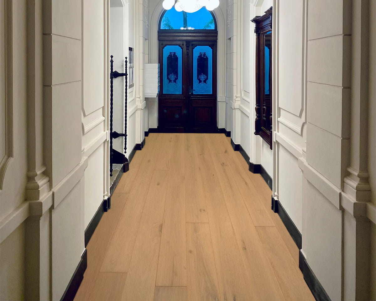 LW Flooring Renaissance Salerno engineered hardwood, room scene.