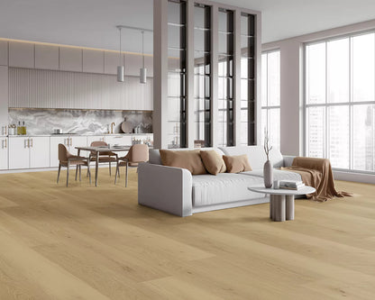 LW Flooring Riverstone Havana luxury vinyl plank, product view.