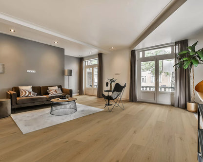 LW Flooring Riverstone Navajo luxury vinyl plank, product view.