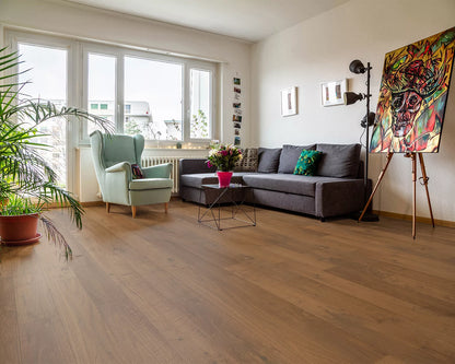 LW Flooring Sonoma Valley Port engineered hardwood, room scene.