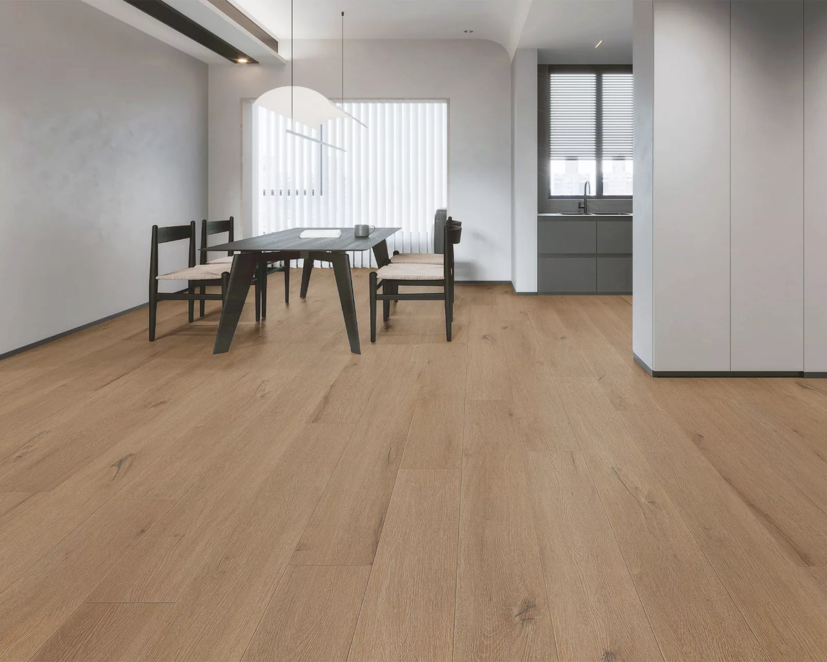 LW Flooring Township Rockport luxury vinyl plank, room scene.