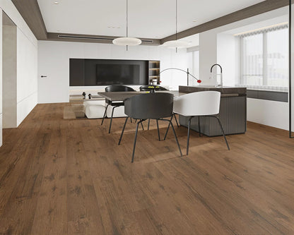 LW Flooring Township Springdale luxury vinyl plank, room scene.