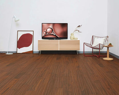 LW Flooring Traditions Moonlight engineered hardwood, room scene.