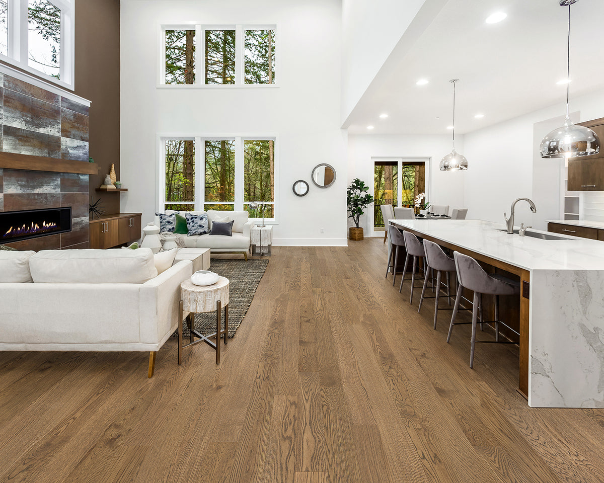 LW Flooring Traditions Riviera engineered hardwood, product view.