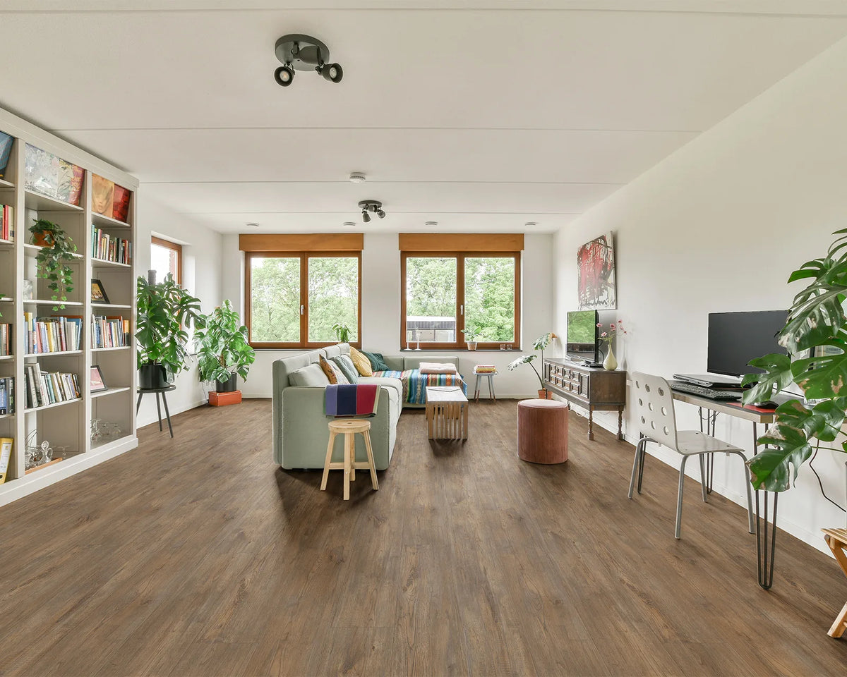 LW Flooring Uptown Avenue Dover luxury vinyl plank, product view.