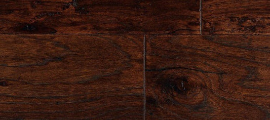 Regal Hardwood Ducale Hickory Engineered Hardwood from Luxe Collection, 1/2 x 3 & 7, handscraped finish, durable for flooring.