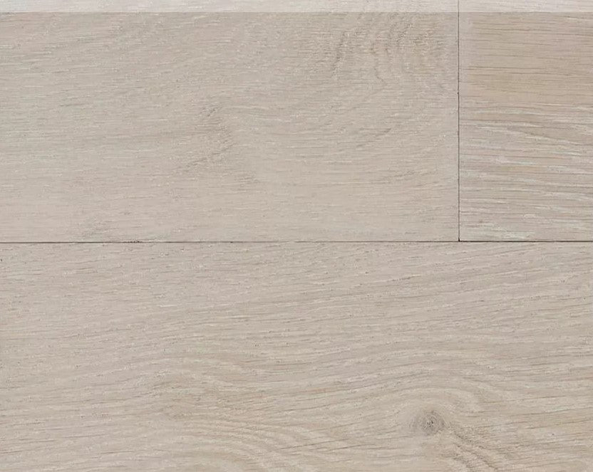 Regal Hardwood Zaza Collection engineered flooring in Safi, 3/8 European White Oak with Titanium finish, versatile installation options.