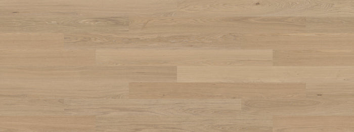 Woodura Bjelin Contrast Ivory Oak engineered hardwood flooring, 11.3mm thick, with UV cure finish and Uniclic® locking system.
