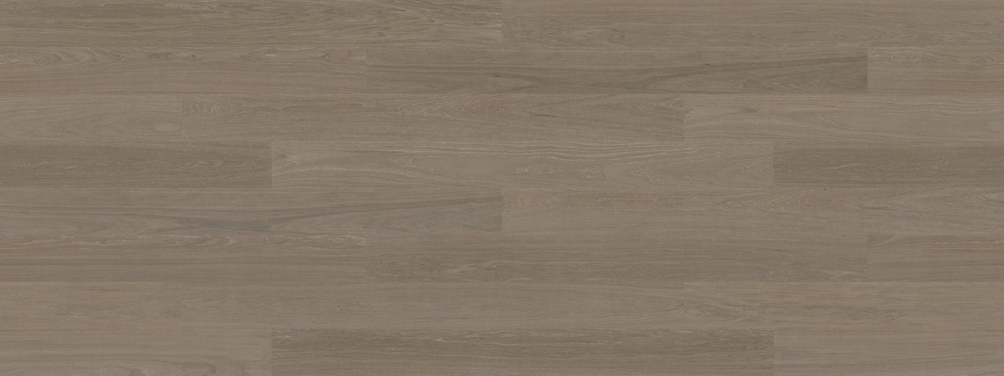 Engineered hardwood flooring by Woodura Bjelin, Contrast Collection in Contract Silver Oak, 11.3mm thick with Uniclic® system.